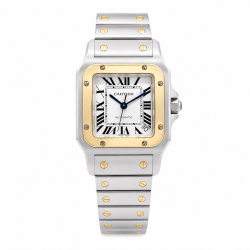Santos de Cartier Galbée Medium 32mm W20099C4 Two-Tone Watch